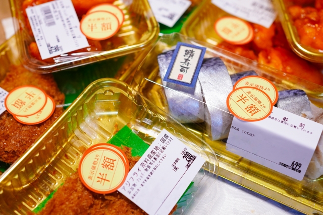 商品に貼られたラベル